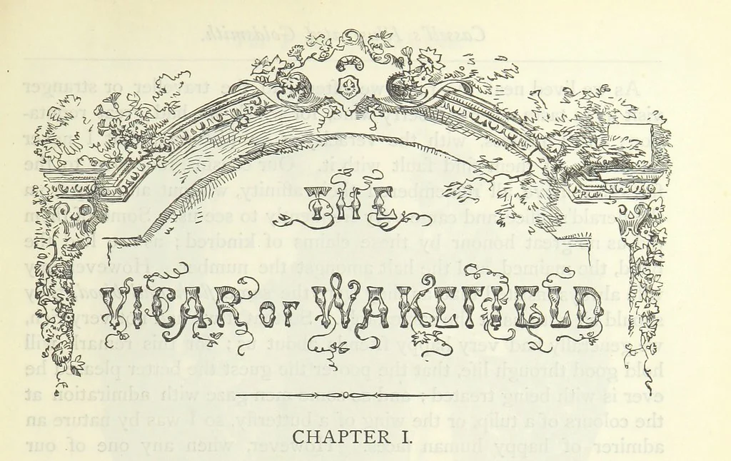 An illustration from The vicar of Wakefield, and other works ... With introduction notes and a life of Oliver Goldsmith, by John Francis Waller, 1885, leaf 55