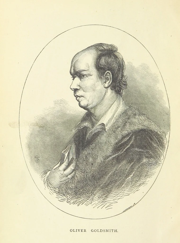 An illustration from The vicar of Wakefield, and other works ... With introduction notes and a life of Oliver Goldsmith, by John Francis Waller, 1885, leaf 6