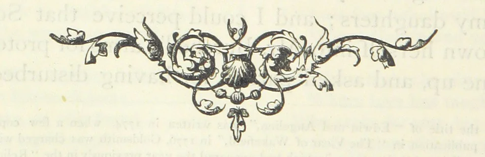 An illustration from The vicar of Wakefield, and other works ... With introduction notes and a life of Oliver Goldsmith, by John Francis Waller, 1885, leaf 90