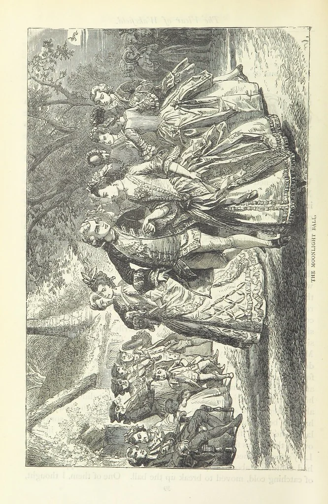 An illustration from The vicar of Wakefield, and other works ... With introduction notes and a life of Oliver Goldsmith, by John Francis Waller, 1885, leaf 92