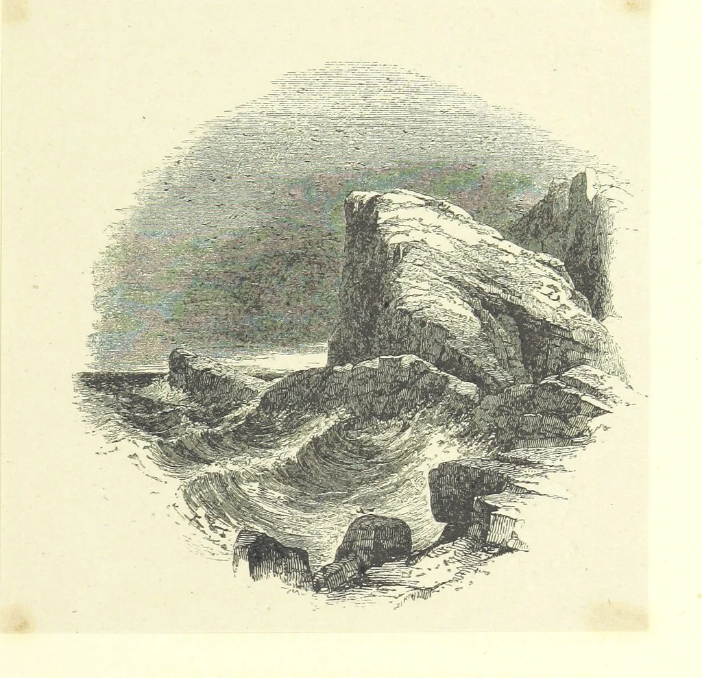 An illustration from The poetical works of Oliver Goldsmith. Illustrated by wood engravings from the designs of Cope, Creswick, Horsley, Redgrave, and Frederick Tayler, 1888, leaf 109