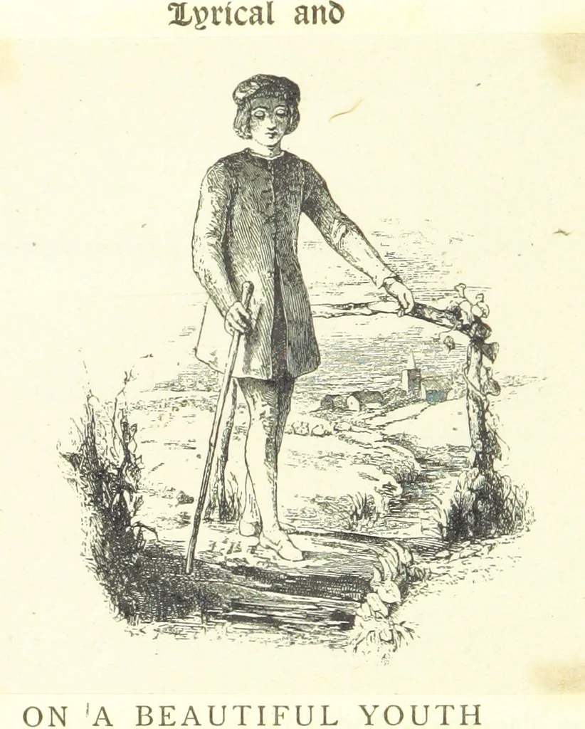 An illustration from The poetical works of Oliver Goldsmith. Illustrated by wood engravings from the designs of Cope, Creswick, Horsley, Redgrave, and Frederick Tayler, 1888, leaf 114