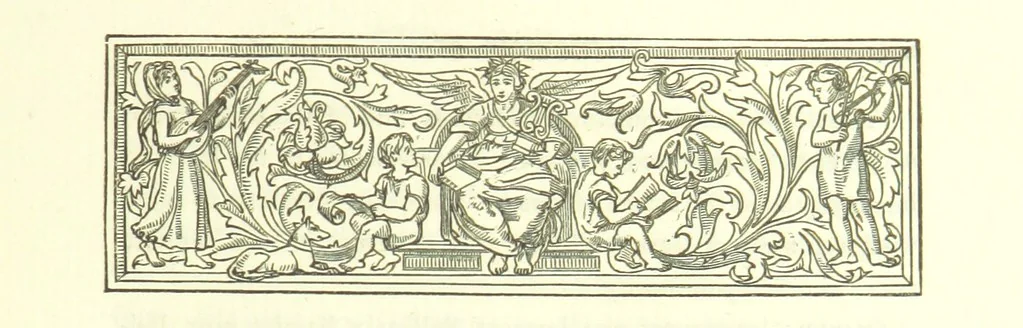 An illustration from The poetical works of Oliver Goldsmith. Illustrated by wood engravings from the designs of Cope, Creswick, Horsley, Redgrave, and Frederick Tayler, 1888, leaf 17