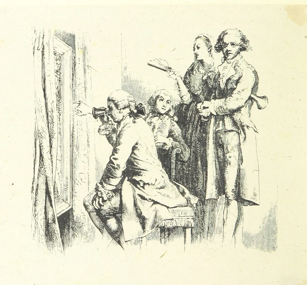 An illustration from The poetical works of Oliver Goldsmith. Illustrated by wood engravings from the designs of Cope, Creswick, Horsley, Redgrave, and Frederick Tayler, 1888, leaf 238