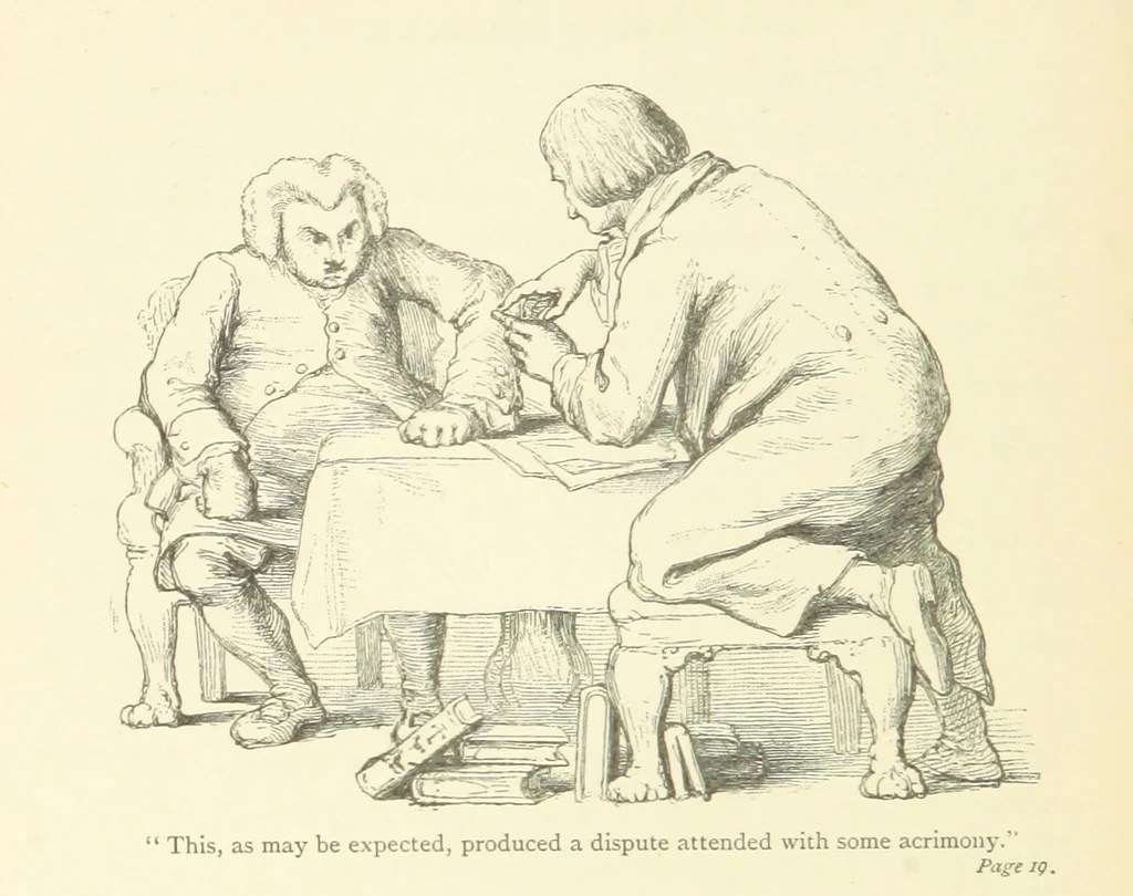 An illustration from The vicar of Wakefield ... With a memoir of Goldsmith, by Professor Masson, 1888, leaf 22