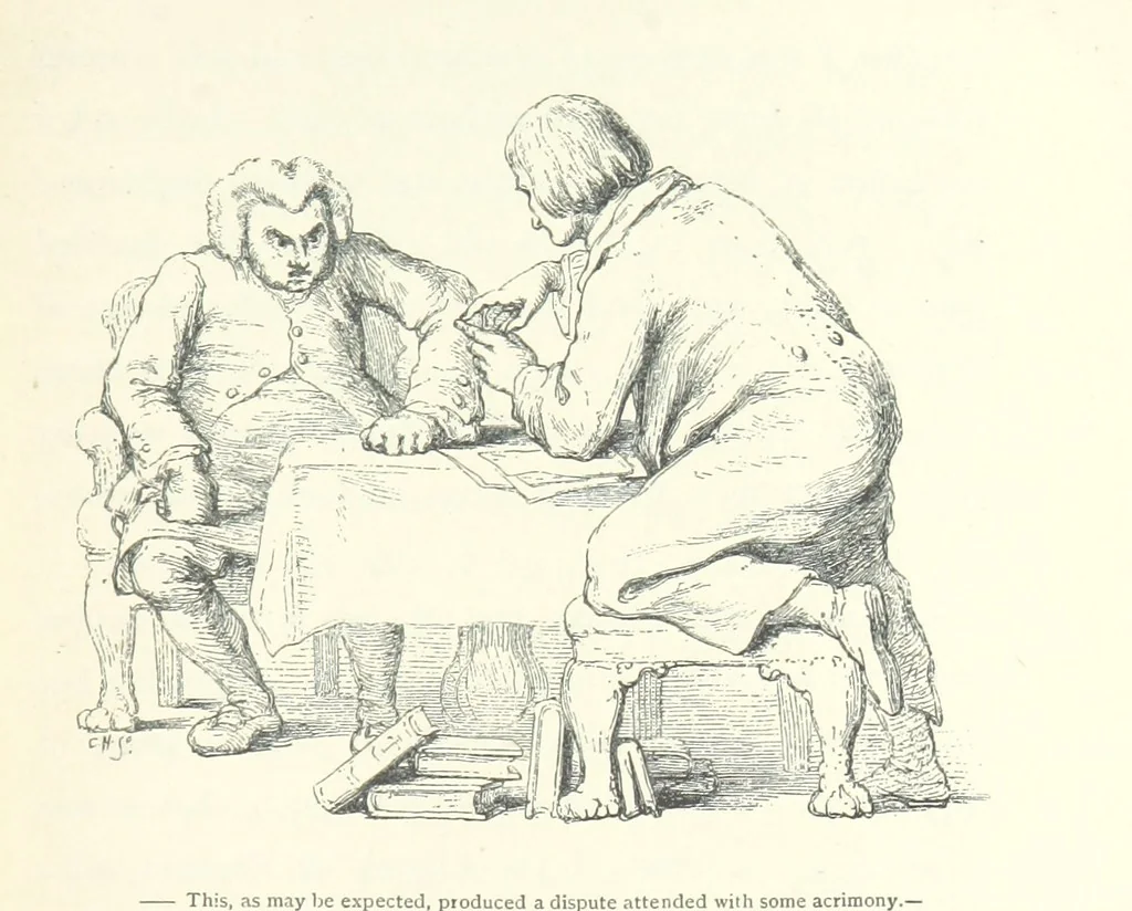 An illustration from The vicar of Wakefield. Nouvelle édition, avec une notice, un argument analytique et des notes par M. l'Abbé B. Colpin, 1896, leaf 27