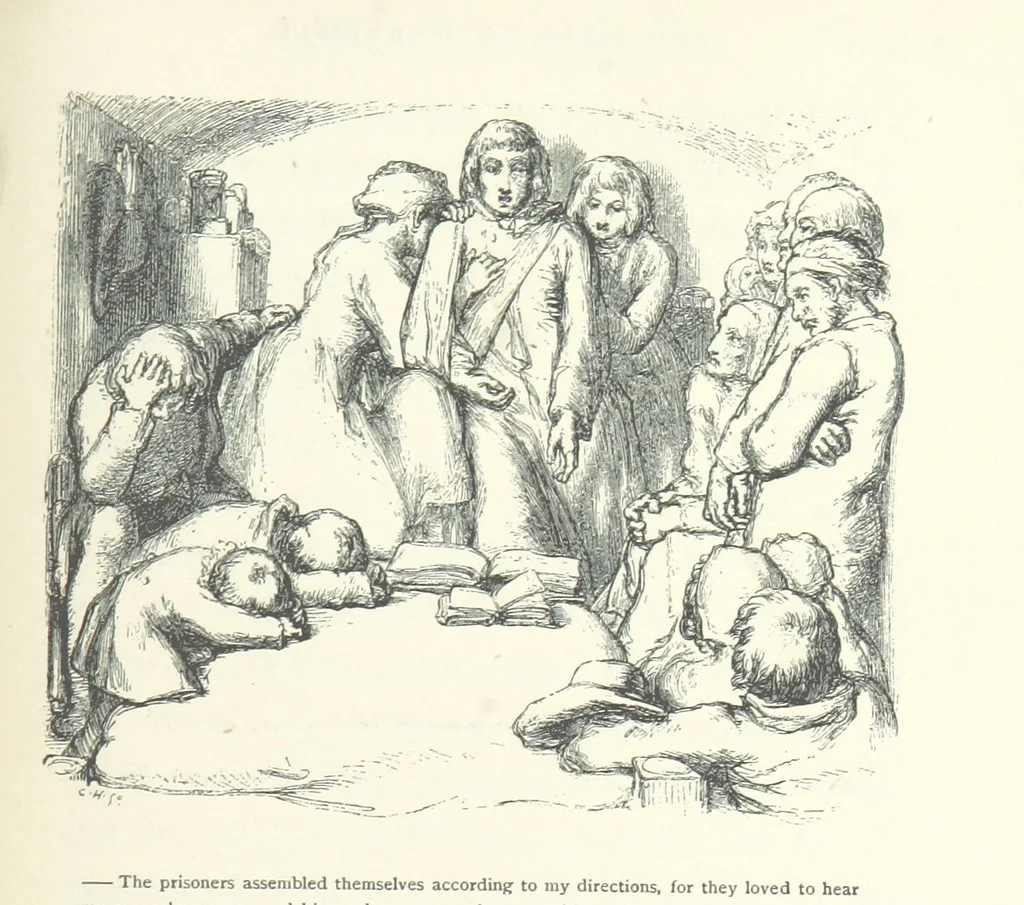 An illustration from The vicar of Wakefield. Nouvelle édition, avec une notice, un argument analytique et des notes par M. l'Abbé B. Colpin, 1896, leaf 277