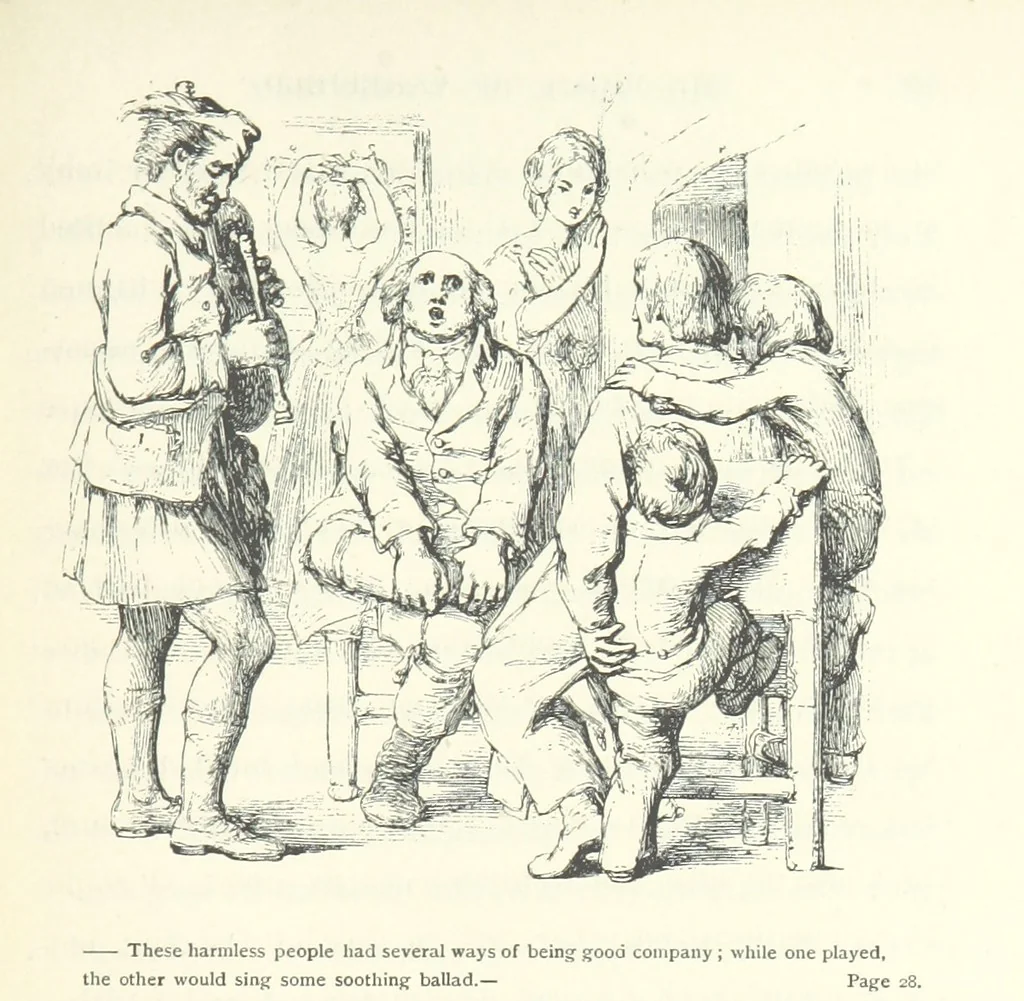 An illustration from The vicar of Wakefield. Nouvelle édition, avec une notice, un argument analytique et des notes par M. l'Abbé B. Colpin, 1896, leaf 45