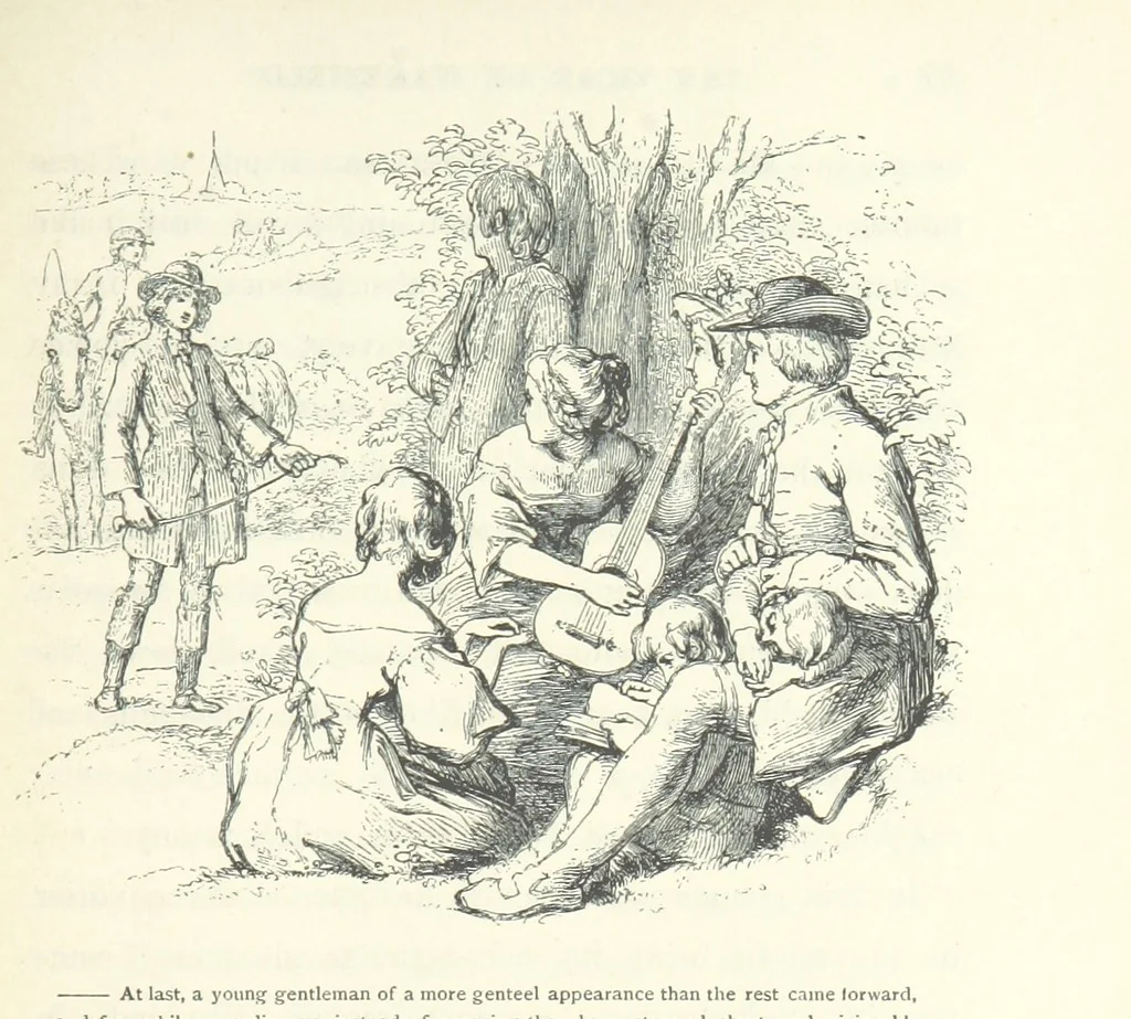An illustration from The vicar of Wakefield. Nouvelle édition, avec une notice, un argument analytique et des notes par M. l'Abbé B. Colpin, 1896, leaf 51