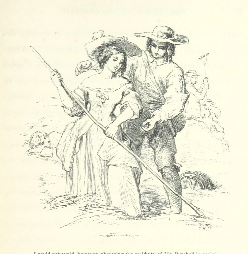 An illustration from The vicar of Wakefield. Nouvelle édition, avec une notice, un argument analytique et des notes par M. l'Abbé B. Colpin, 1896, leaf 57