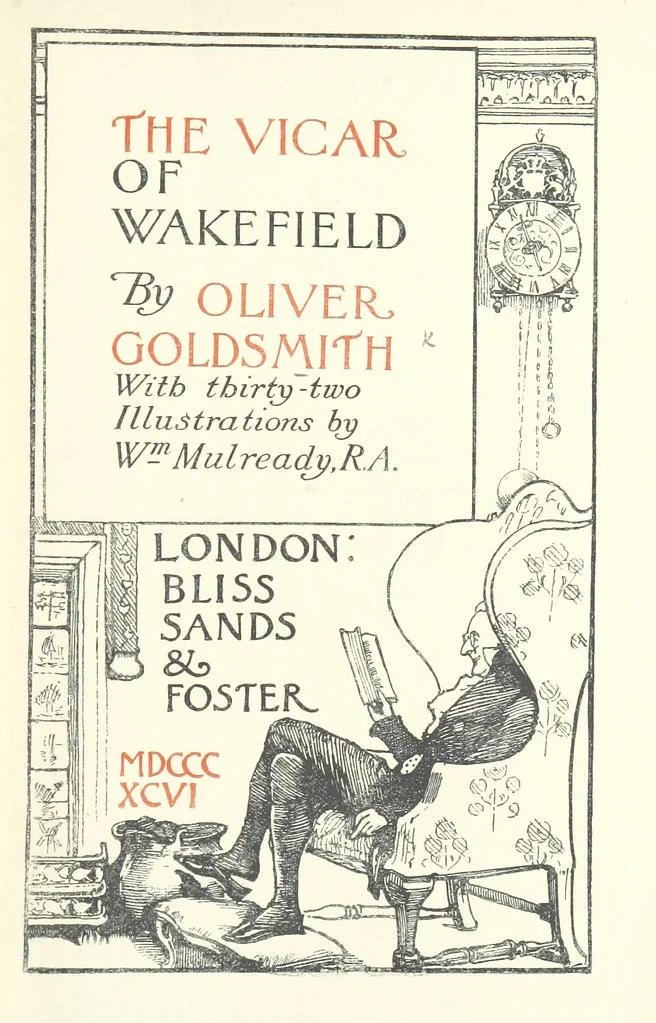 An illustration from The vicar of Wakefield. Nouvelle édition, avec une notice, un argument analytique et des notes par M. l'Abbé B. Colpin, 1896, leaf 7
