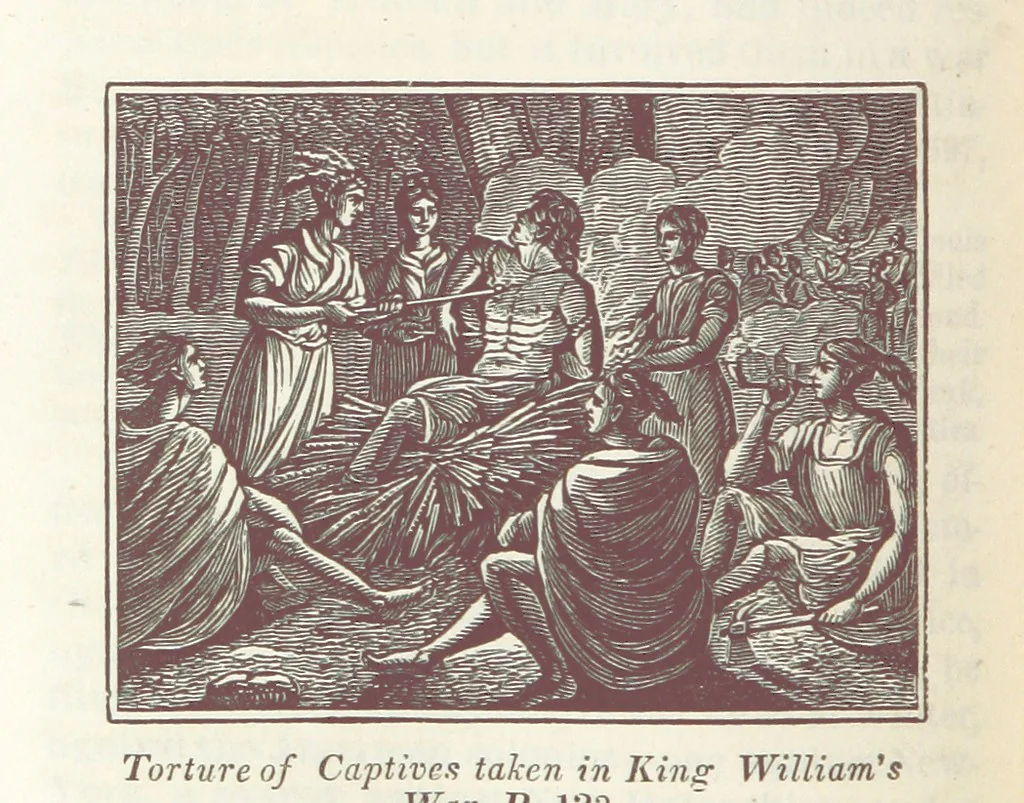 An illustration from The Child's History of the United States. Designed as a first book of history for schools. Illustrated by numerous anecdotes. Improved from the twenty-first edition, 1846, leaf 152