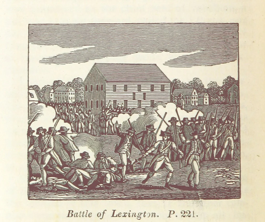 An illustration from The Child's History of the United States. Designed as a first book of history for schools. Illustrated by numerous anecdotes. Improved from the twenty-first edition, 1846, leaf 254
