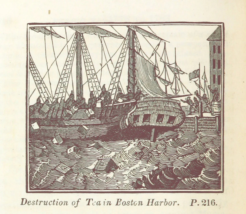 An illustration from The Child's History of the United States. Designed as a first book of history for schools. Illustrated by numerous anecdotes. Improved from the twenty-first edition, 1846, leaf 254