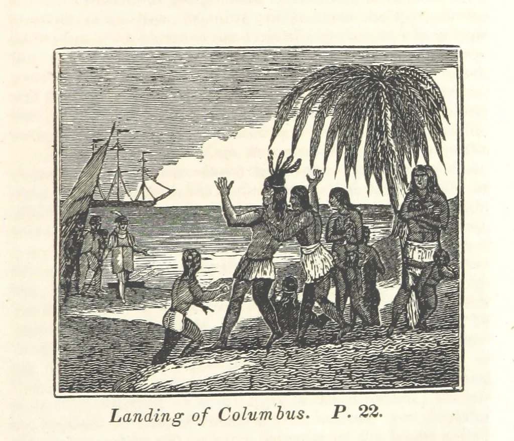 An illustration from The Child's History of the United States. Designed as a first book of history for schools. Illustrated by numerous anecdotes. Improved from the twenty-first edition, 1846, leaf 27