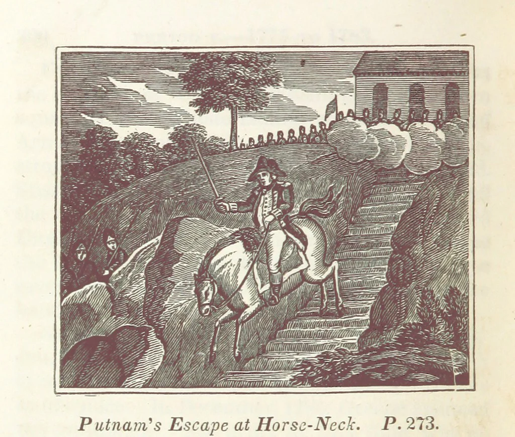 An illustration from The Child's History of the United States. Designed as a first book of history for schools. Illustrated by numerous anecdotes. Improved from the twenty-first edition, 1846, leaf 350