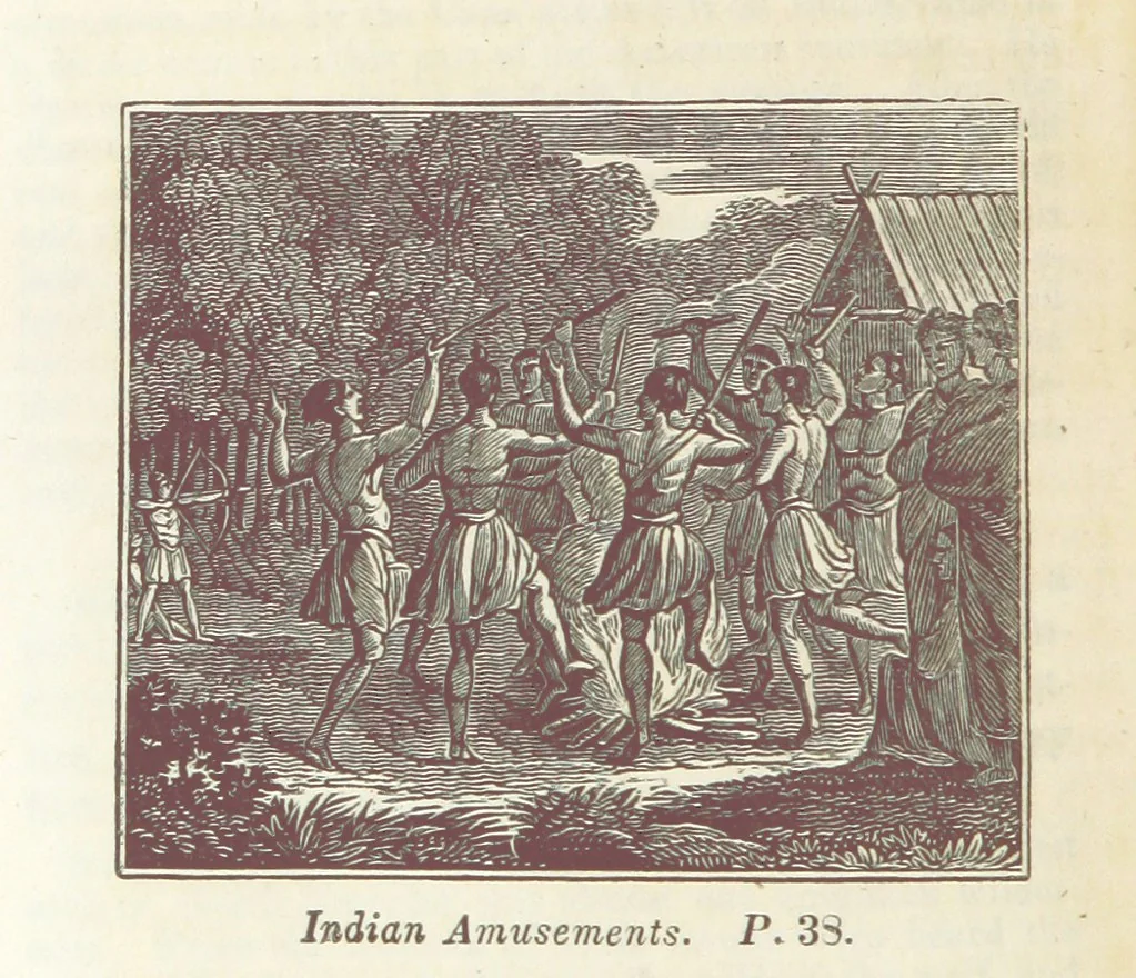 An illustration from The Child's History of the United States. Designed as a first book of history for schools. Illustrated by numerous anecdotes. Improved from the twenty-first edition, 1846, leaf 46