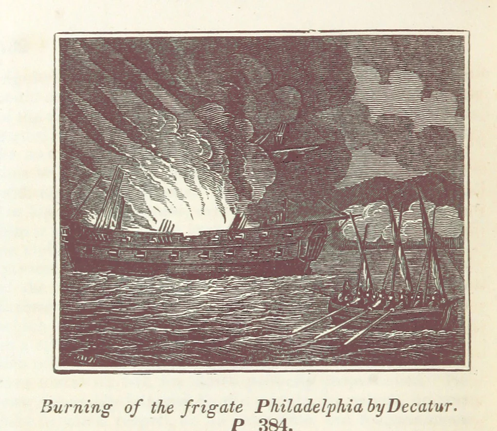 An illustration from The Child's History of the United States. Designed as a first book of history for schools. Illustrated by numerous anecdotes. Improved from the twenty-first edition, 1846, leaf 484