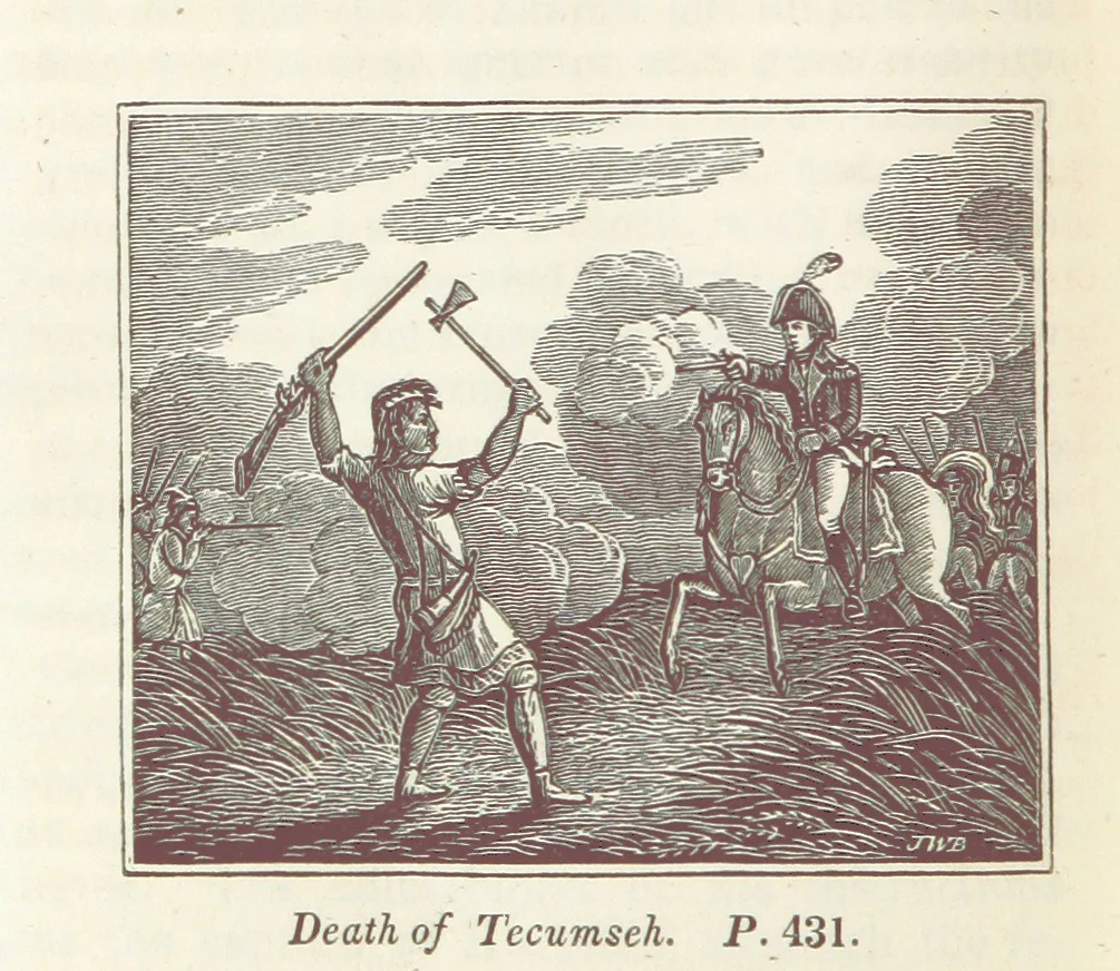 An illustration from The Child's History of the United States. Designed as a first book of history for schools. Illustrated by numerous anecdotes. Improved from the twenty-first edition, 1846, leaf 484