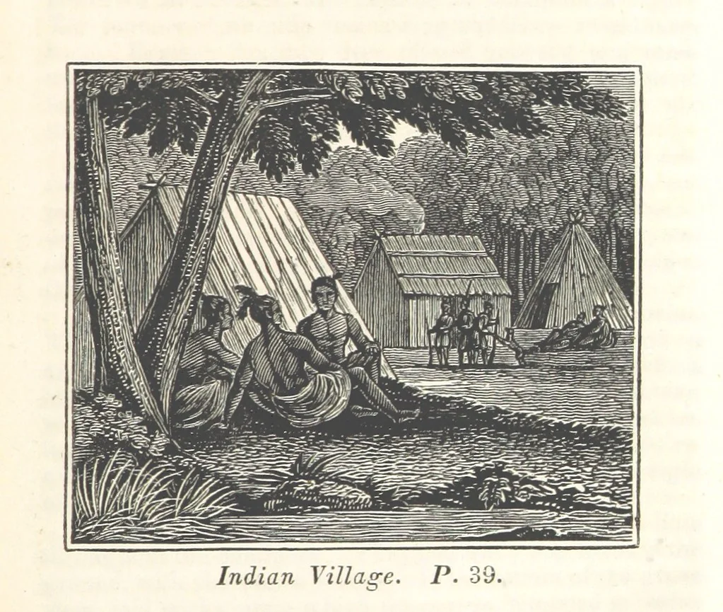 An illustration from The Child's History of the United States. Designed as a first book of history for schools. Illustrated by numerous anecdotes. Improved from the twenty-first edition, 1846, leaf 51