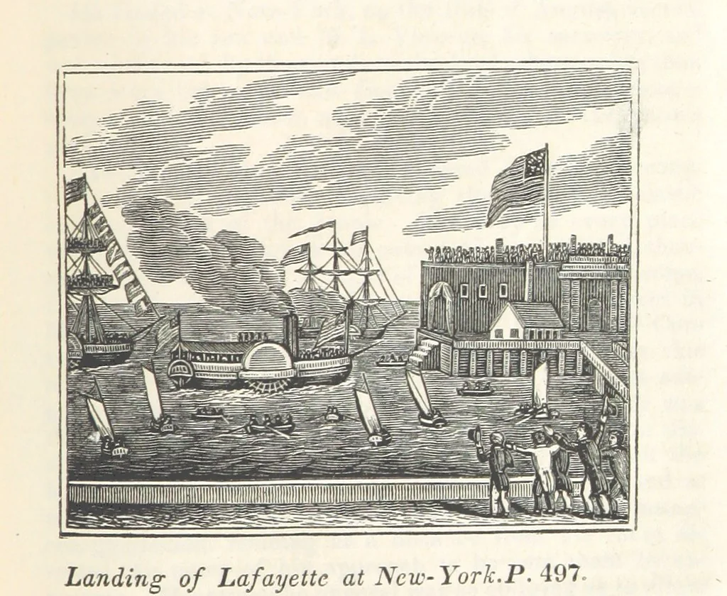 An illustration from The Child's History of the United States. Designed as a first book of history for schools. Illustrated by numerous anecdotes. Improved from the twenty-first edition, 1846, leaf 549