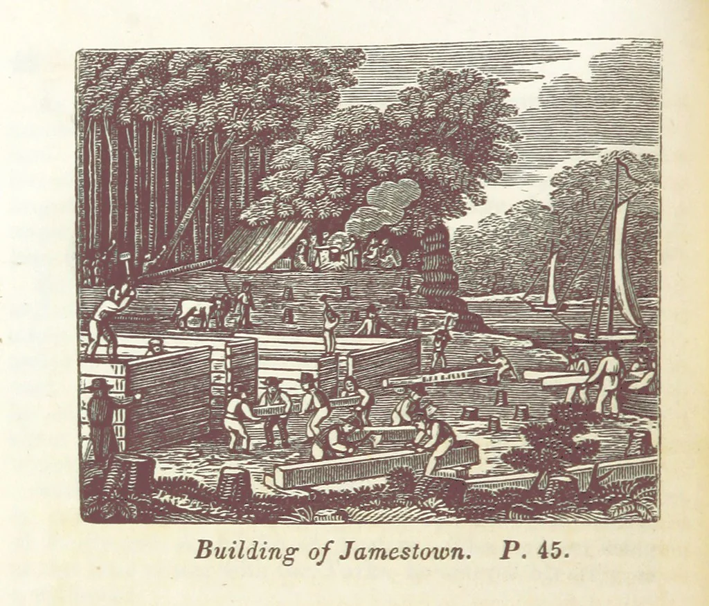 An illustration from The Child's History of the United States. Designed as a first book of history for schools. Illustrated by numerous anecdotes. Improved from the twenty-first edition, 1846, leaf 62