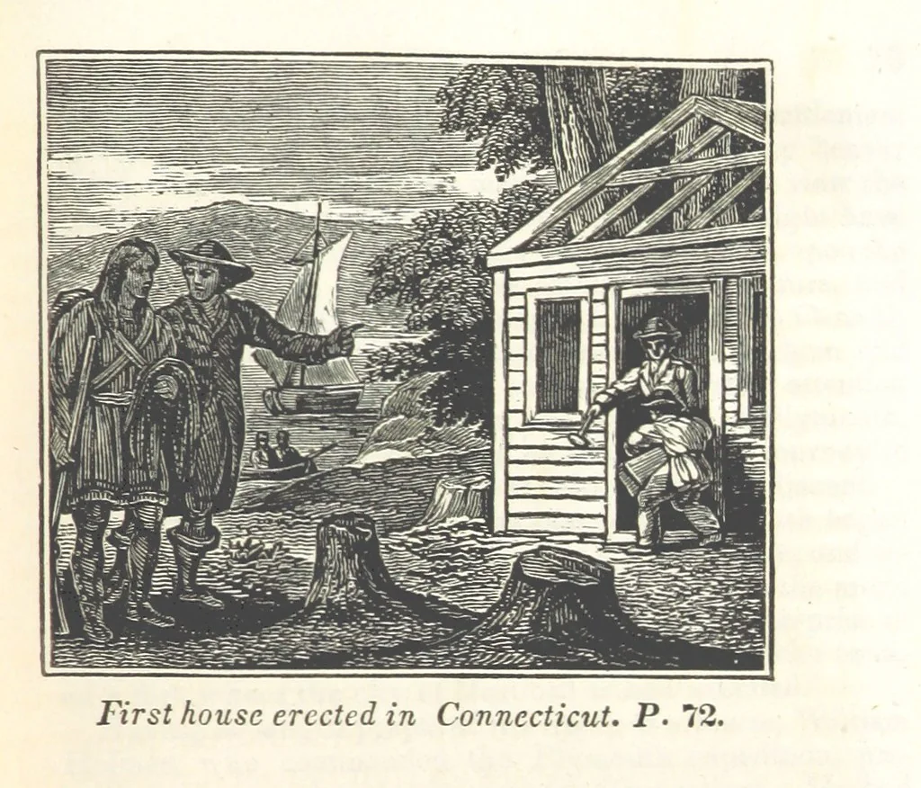 An illustration from The Child's History of the United States. Designed as a first book of history for schools. Illustrated by numerous anecdotes. Improved from the twenty-first edition, 1846, leaf 91