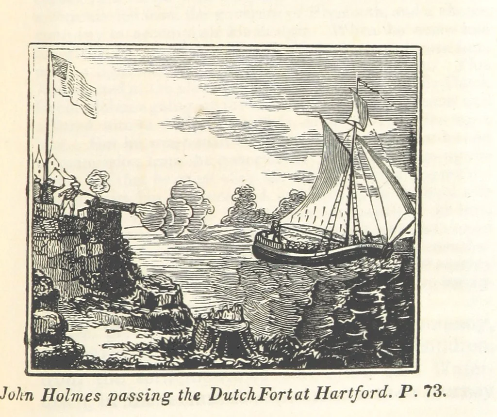 An illustration from The Child's History of the United States. Designed as a first book of history for schools. Illustrated by numerous anecdotes. Improved from the twenty-first edition, 1846, leaf 91