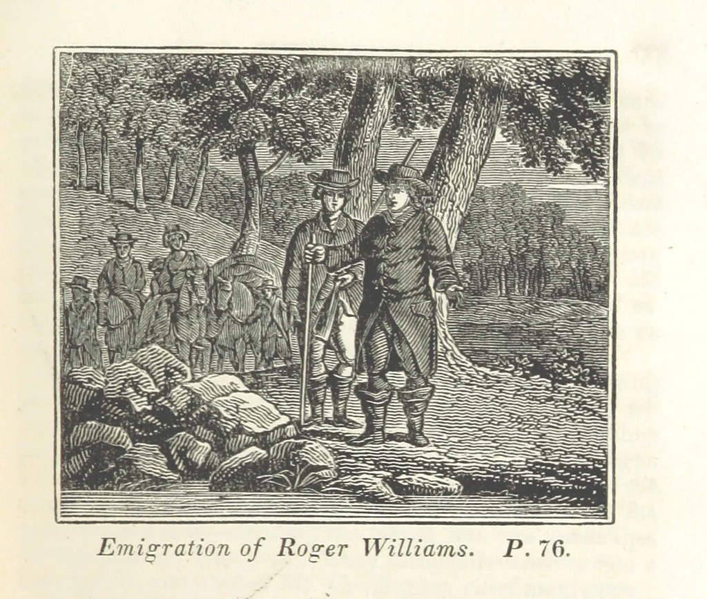 An illustration from The Child's History of the United States. Designed as a first book of history for schools. Illustrated by numerous anecdotes. Improved from the twenty-first edition, 1846, leaf 97