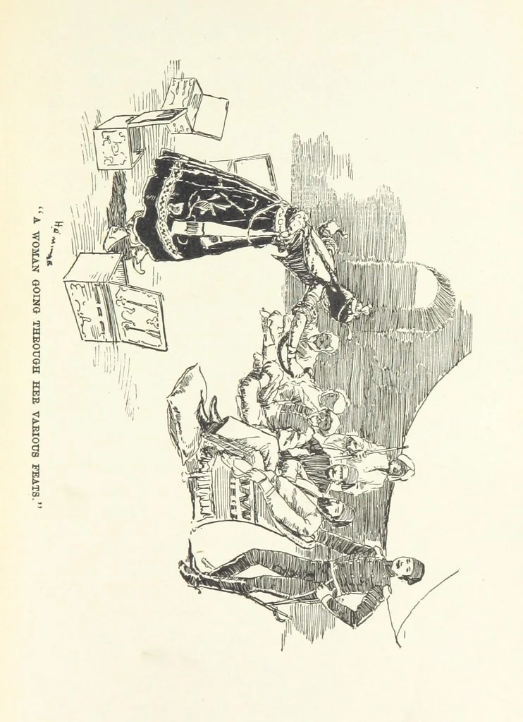 An illustration from Greater Love. By A. Gordon. And other stories by R. Barr, E. Halsted, etc, 1894, leaf 147