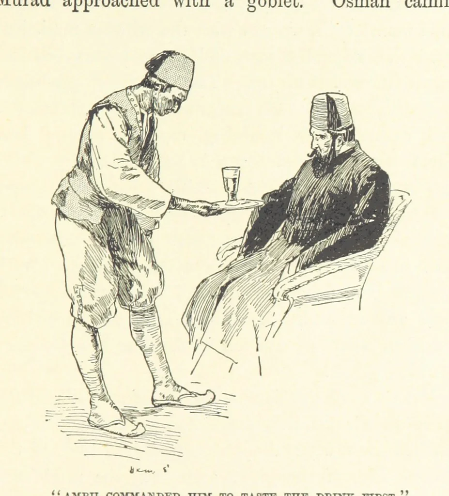 An illustration from Greater Love. By A. Gordon. And other stories by R. Barr, E. Halsted, etc, 1894, leaf 163