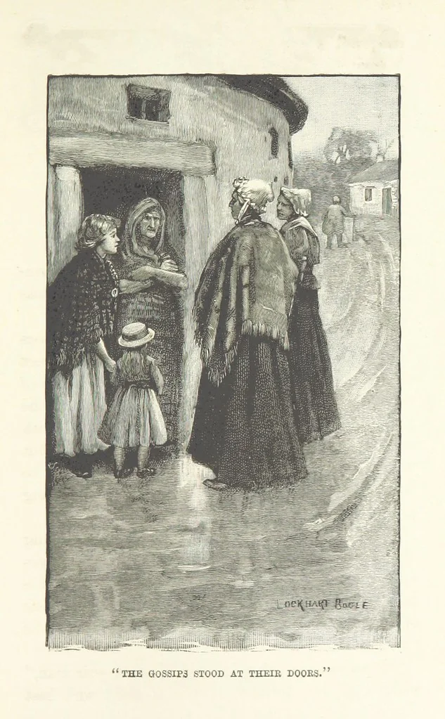 An illustration from Greater Love. By A. Gordon. And other stories by R. Barr, E. Halsted, etc, 1894, leaf 215