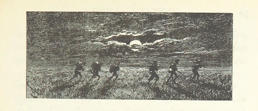 An illustration from Greater Love. By A. Gordon. And other stories by R. Barr, E. Halsted, etc, 1894, leaf 35