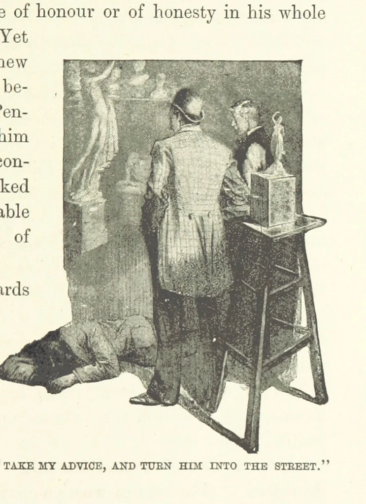 An illustration from Greater Love. By A. Gordon. And other stories by R. Barr, E. Halsted, etc, 1894, leaf 39