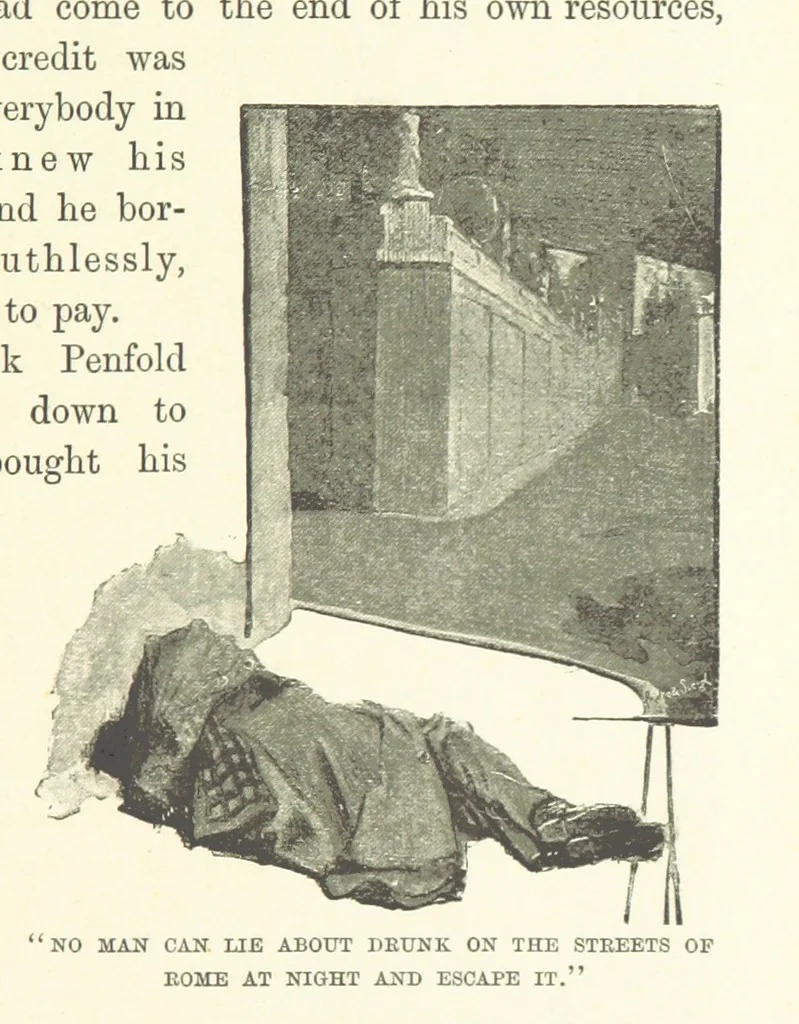 An illustration from Greater Love. By A. Gordon. And other stories by R. Barr, E. Halsted, etc, 1894, leaf 45