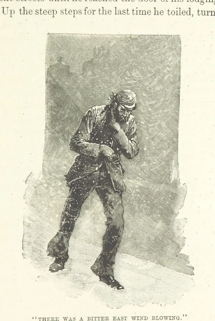 An illustration from Greater Love. By A. Gordon. And other stories by R. Barr, E. Halsted, etc, 1894, leaf 57