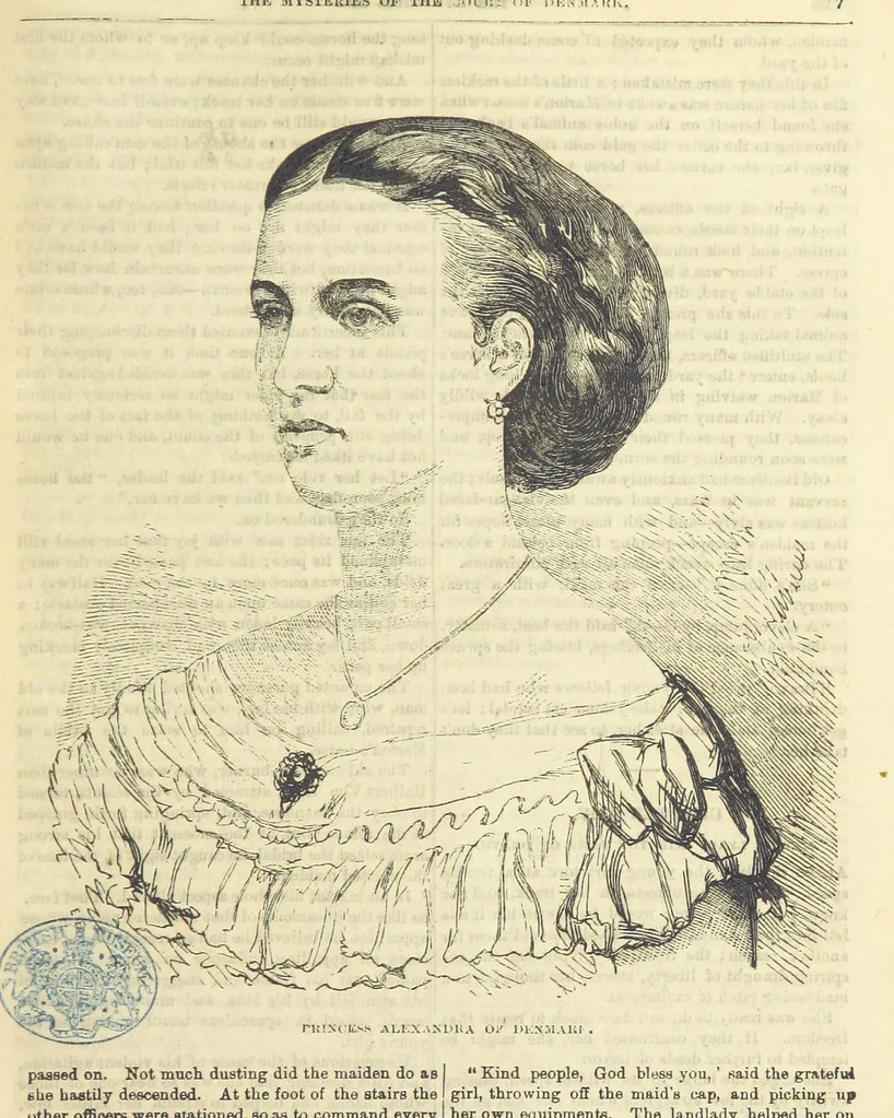 An illustration from The Mysteries of the Court of Denmark ... Illustrated, 1863, leaf 109