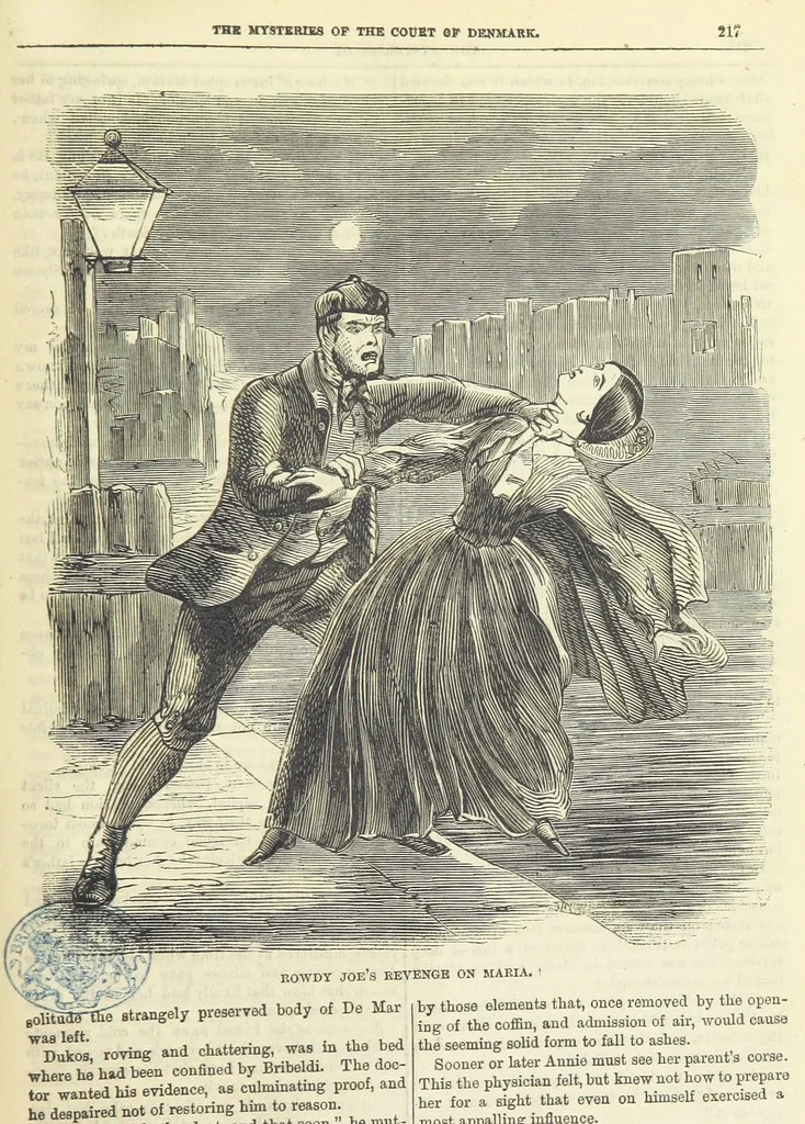 An illustration from The Mysteries of the Court of Denmark ... Illustrated, 1863, leaf 229
