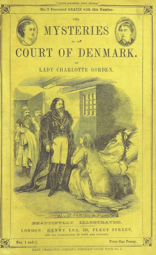 An illustration from The Mysteries of the Court of Denmark ... Illustrated, 1863, leaf 7