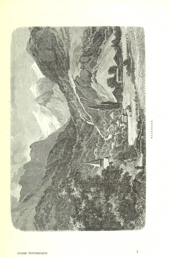 An illustration from La Suisse pittoresque, 1882, leaf 103