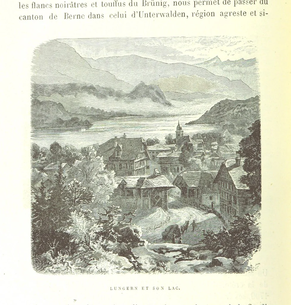 An illustration from La Suisse pittoresque, 1882, leaf 106