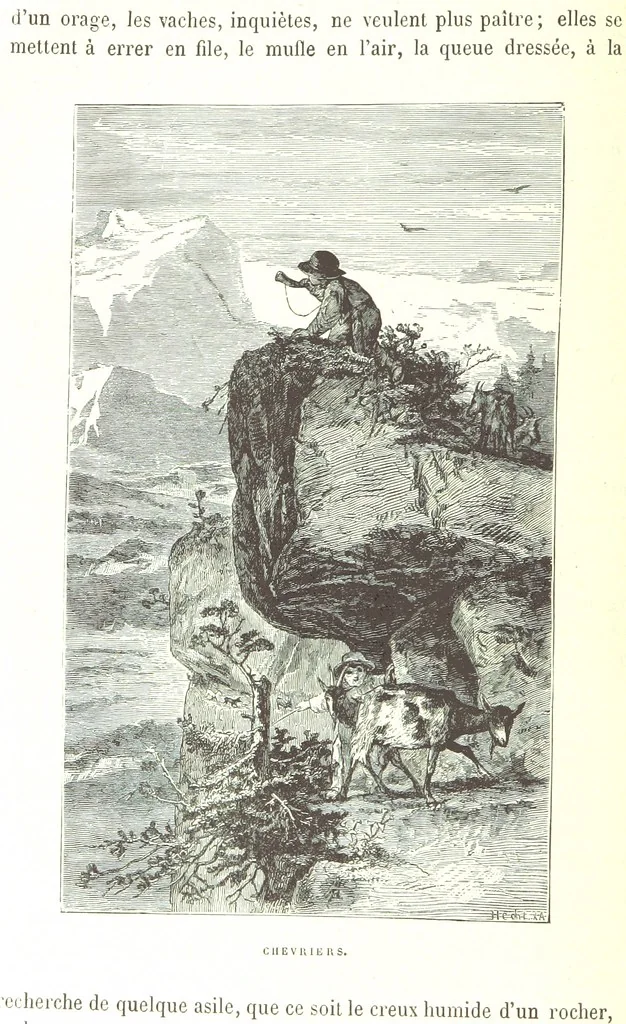 An illustration from La Suisse pittoresque, 1882, leaf 140