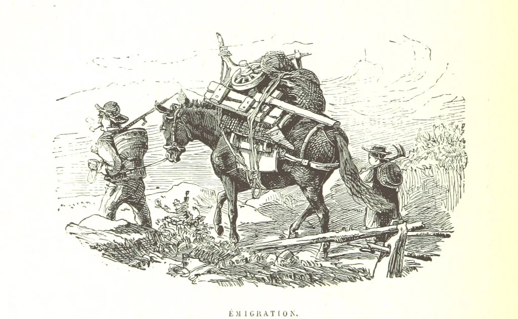 An illustration from La Suisse pittoresque, 1882, leaf 142