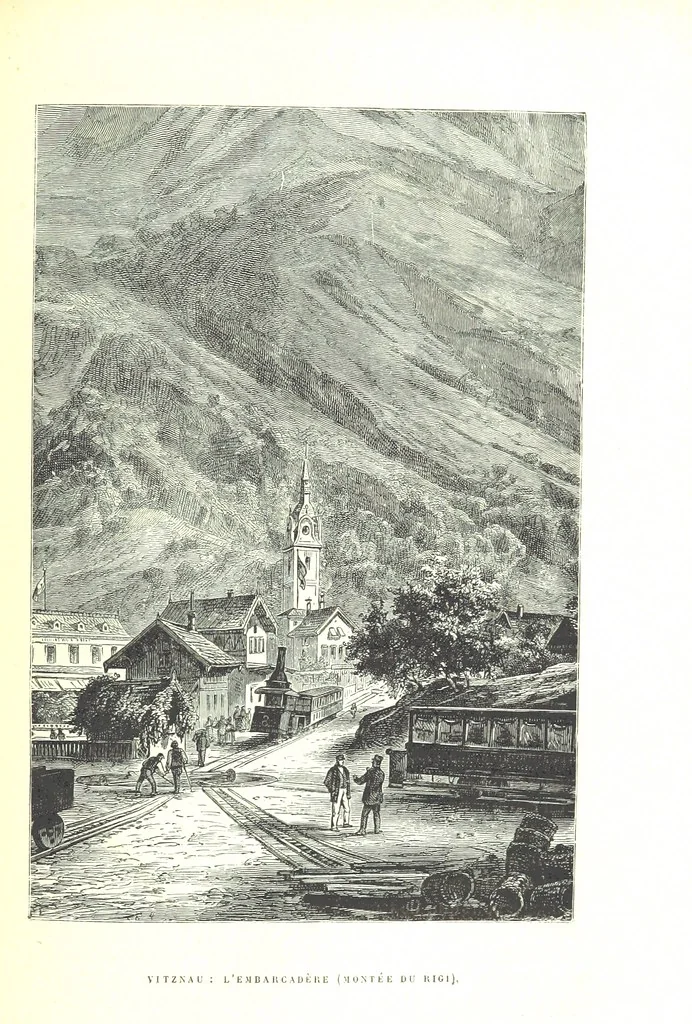 An illustration from La Suisse pittoresque, 1882, leaf 153