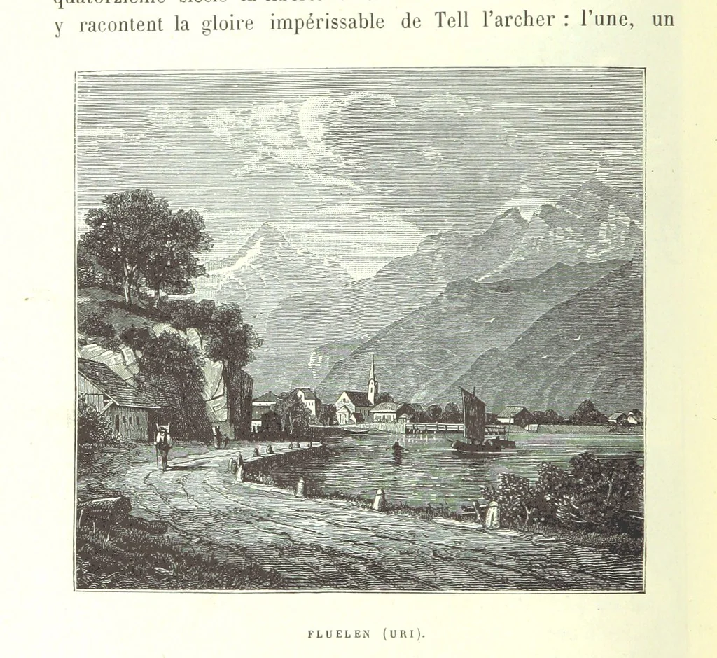 An illustration from La Suisse pittoresque, 1882, leaf 166
