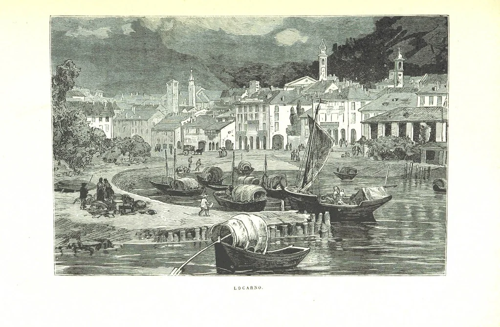 An illustration from La Suisse pittoresque, 1882, leaf 195