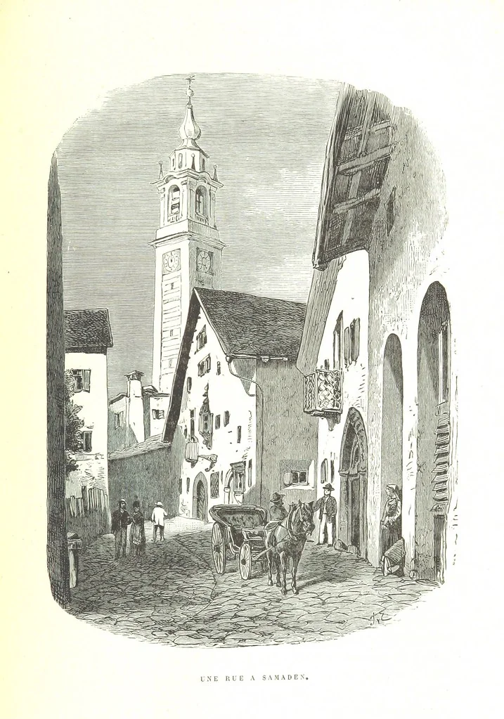 An illustration from La Suisse pittoresque, 1882, leaf 219