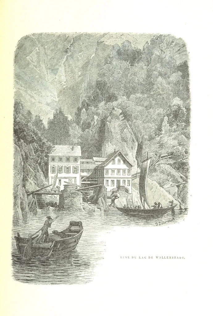 An illustration from La Suisse pittoresque, 1882, leaf 235