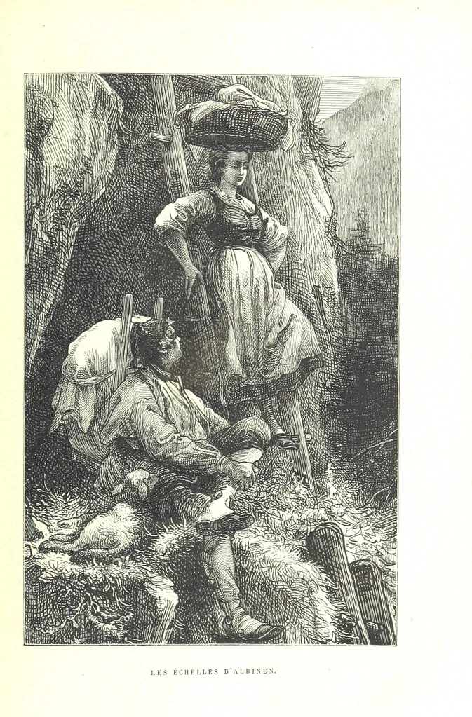 An illustration from La Suisse pittoresque, 1882, leaf 81