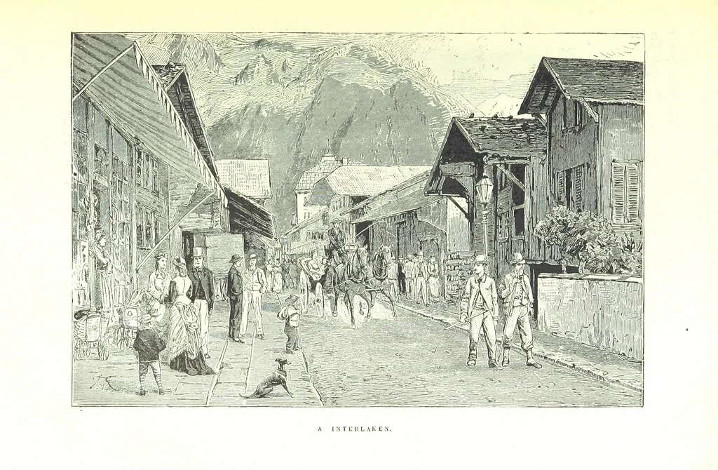 An illustration from La Suisse pittoresque, 1882, leaf 93